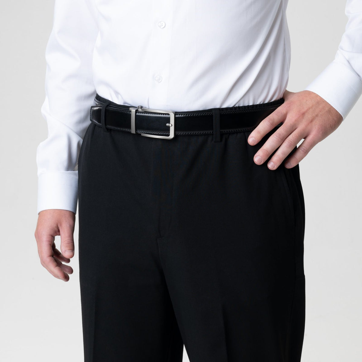 KONRAD Ledergürtel ohne Löcher